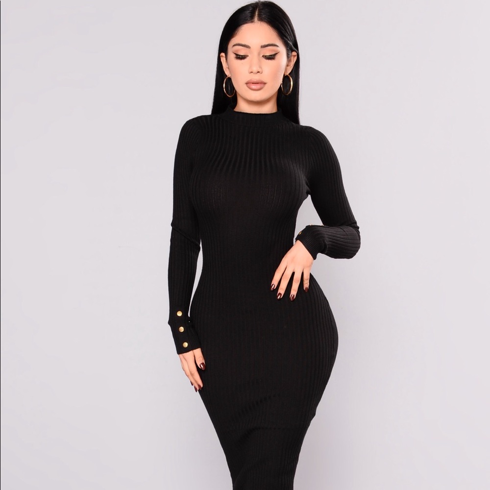 Fashion Nova Ribbed Dress